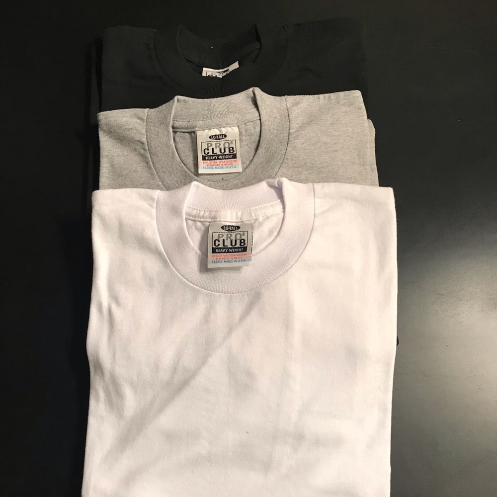 6 for $20 ProClub tee’s